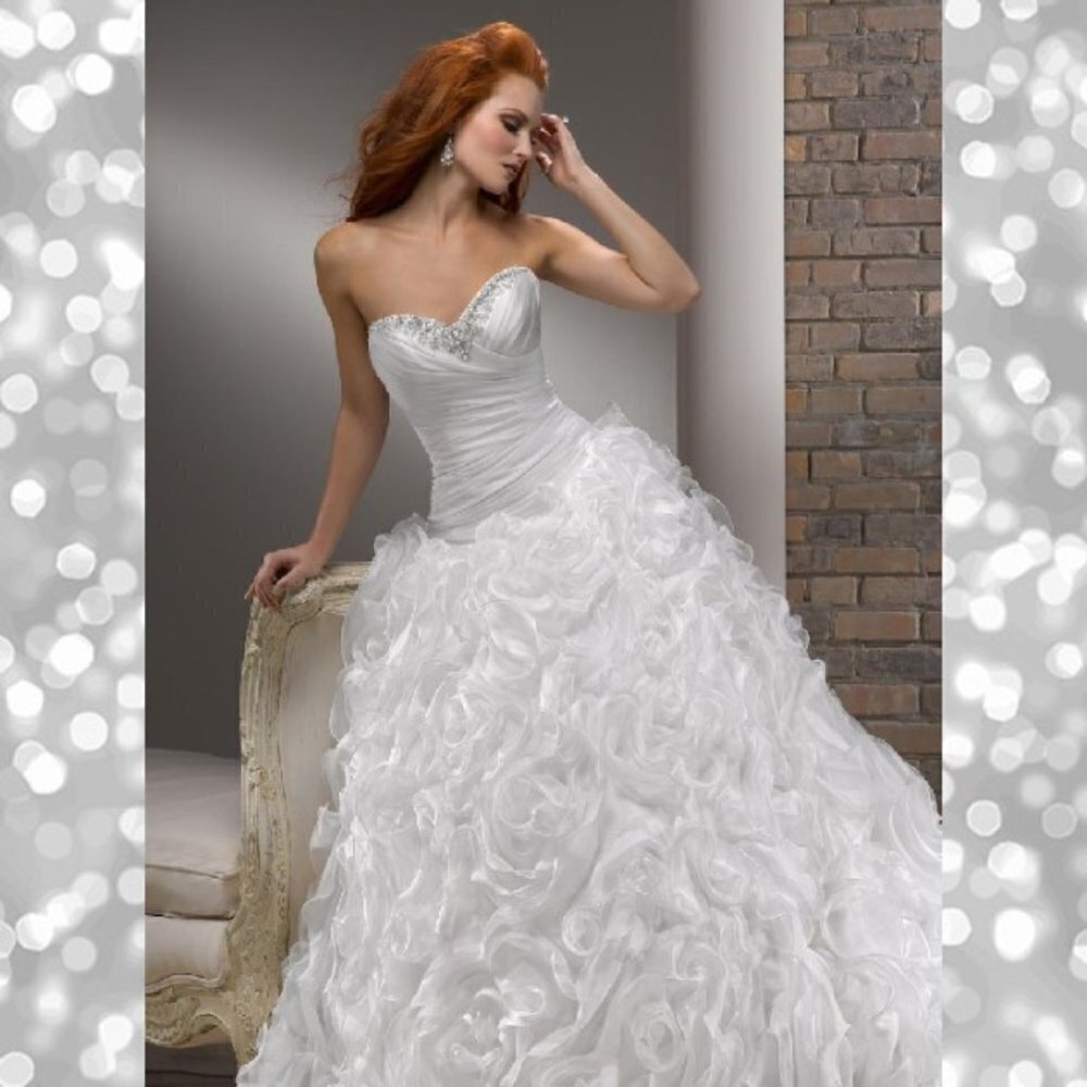 NWT Maggie Sottero Bridal Gown Wedding Dress Nivia